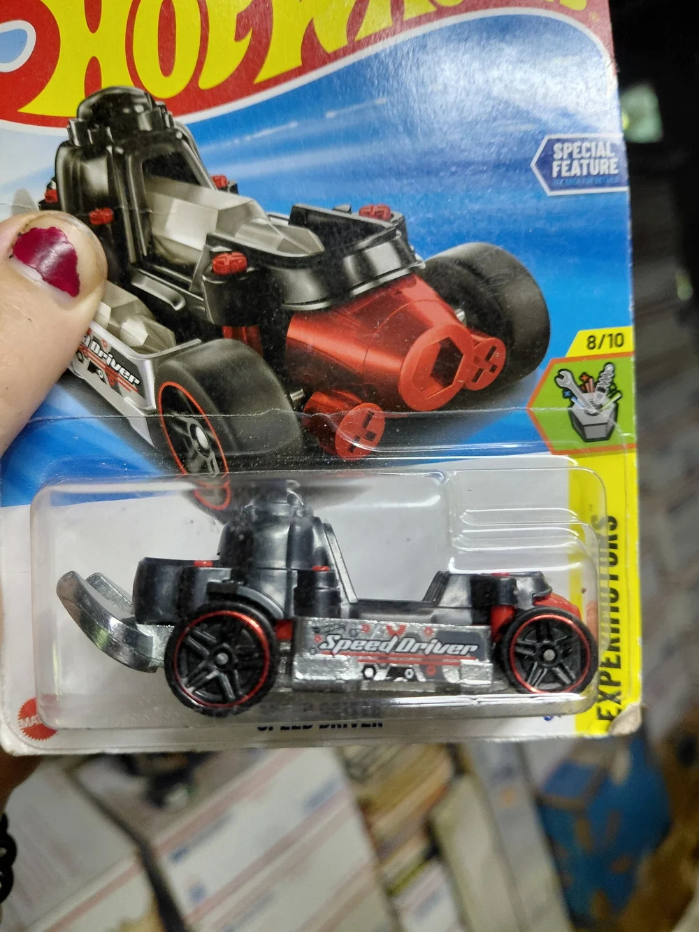 The Hot Wheels Speed Driver is an 8/10 car from the 2025 Experimotors series (Co